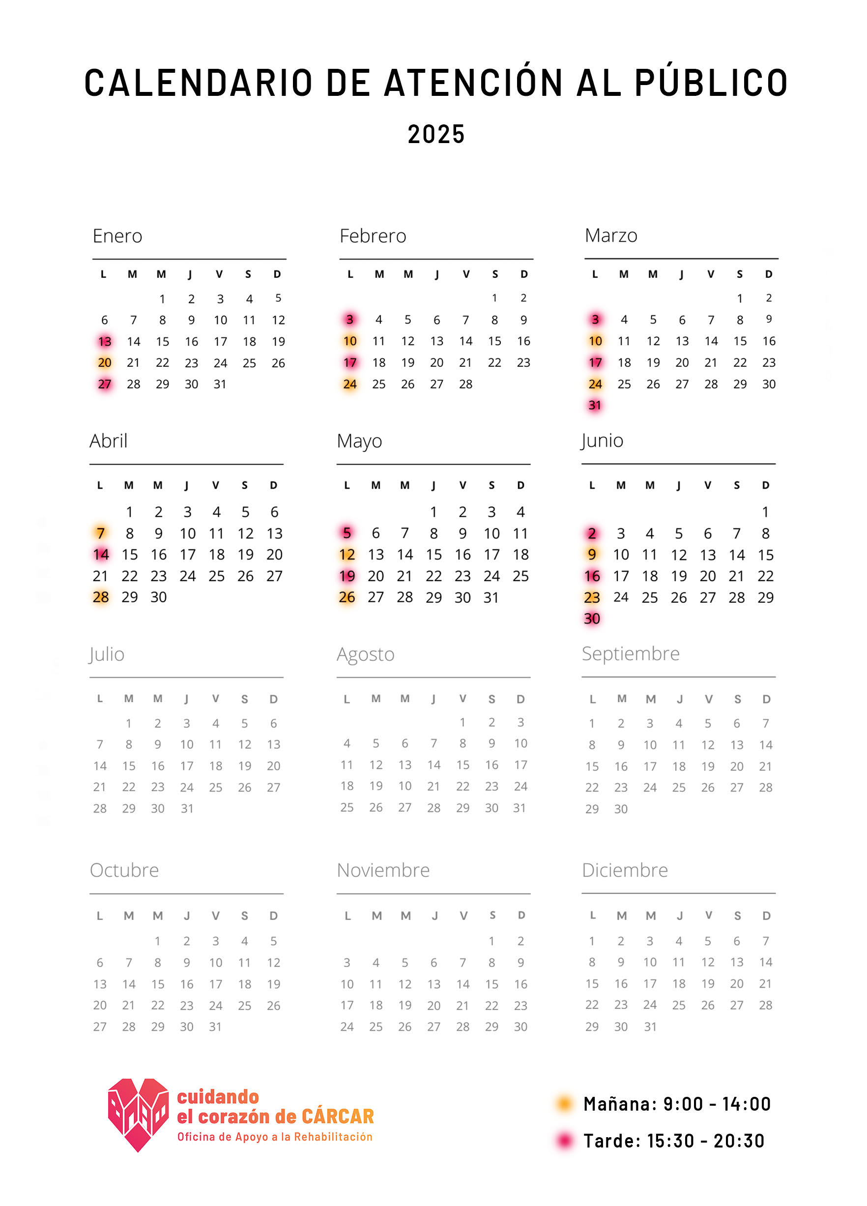 calendario 25